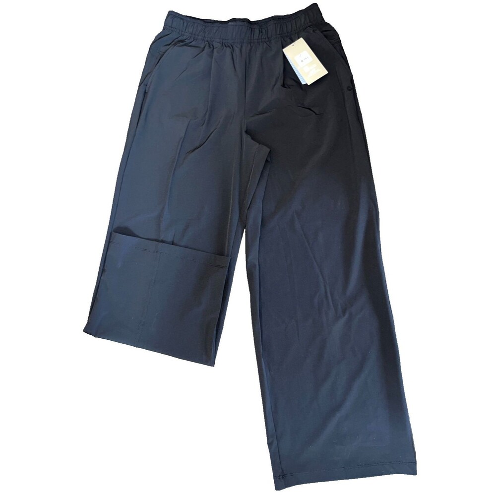 NEW Avia Pants Womens Medium Black Wide Leg Trouser Workout pants brand new!